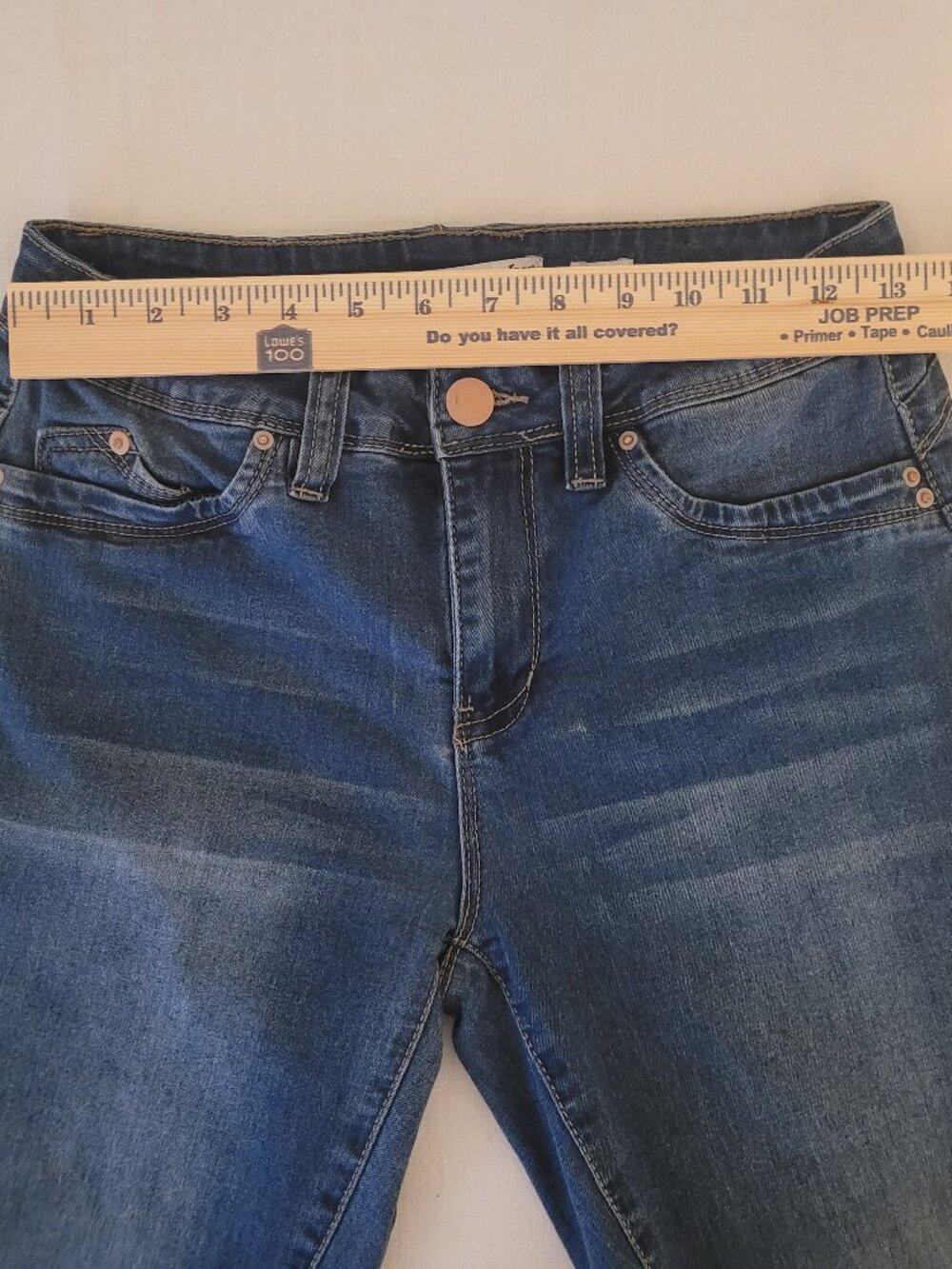 Blue Jeans YMI Size 9 Midrise Skinny - Picture 11 of 16